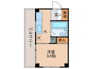 森ハイツの物件間取画像